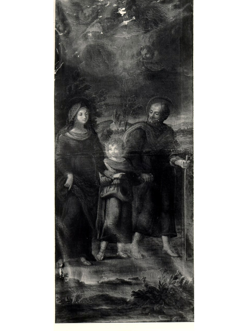 Sacra Famiglia (dipinto) - ambito napoletano (prima metà sec. XVII)