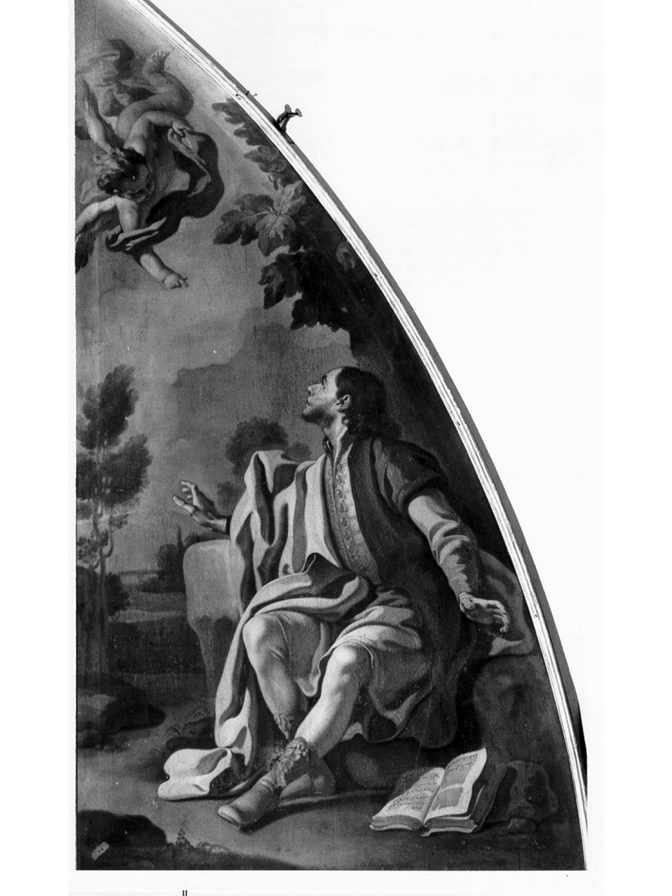 Sant'Agostino (dipinto, elemento d'insieme) di De Maio Paolo (sec. XVIII)