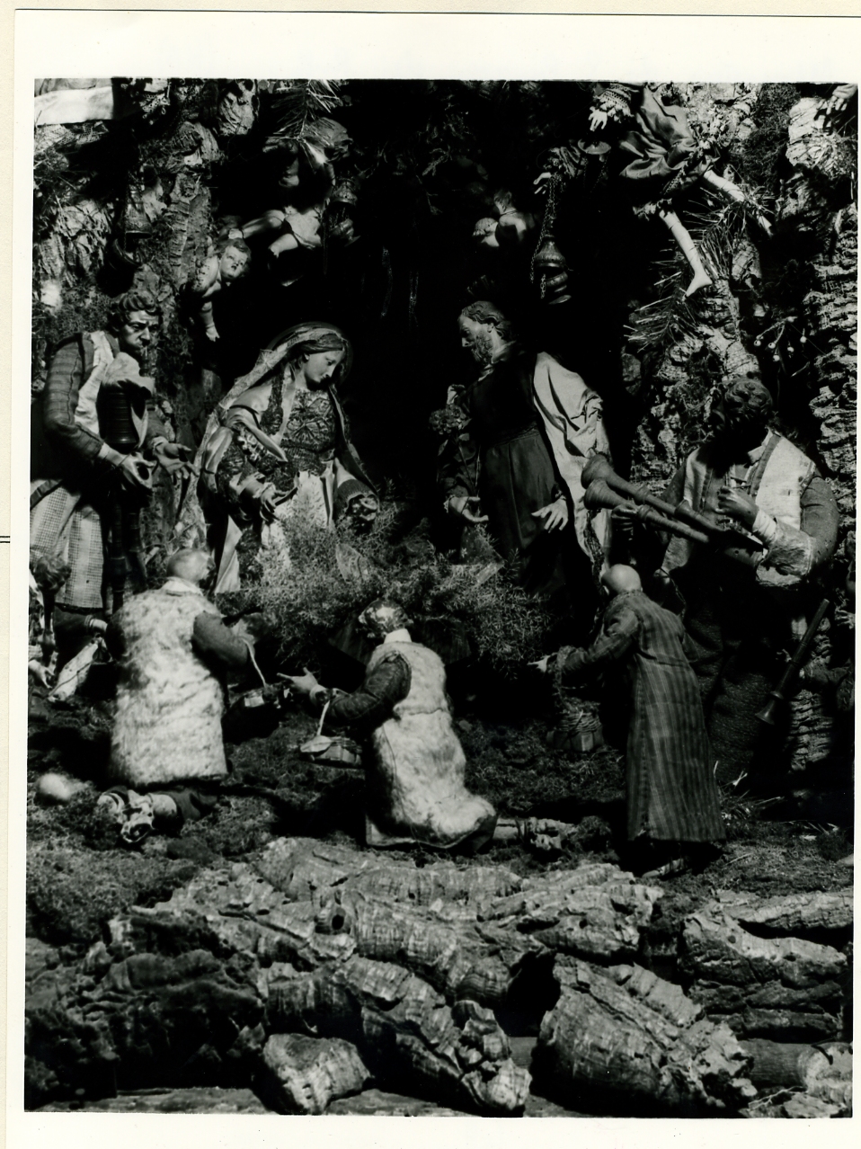 statuetta di presepio, serie - bottega napoletana (prima metà sec. XIX)