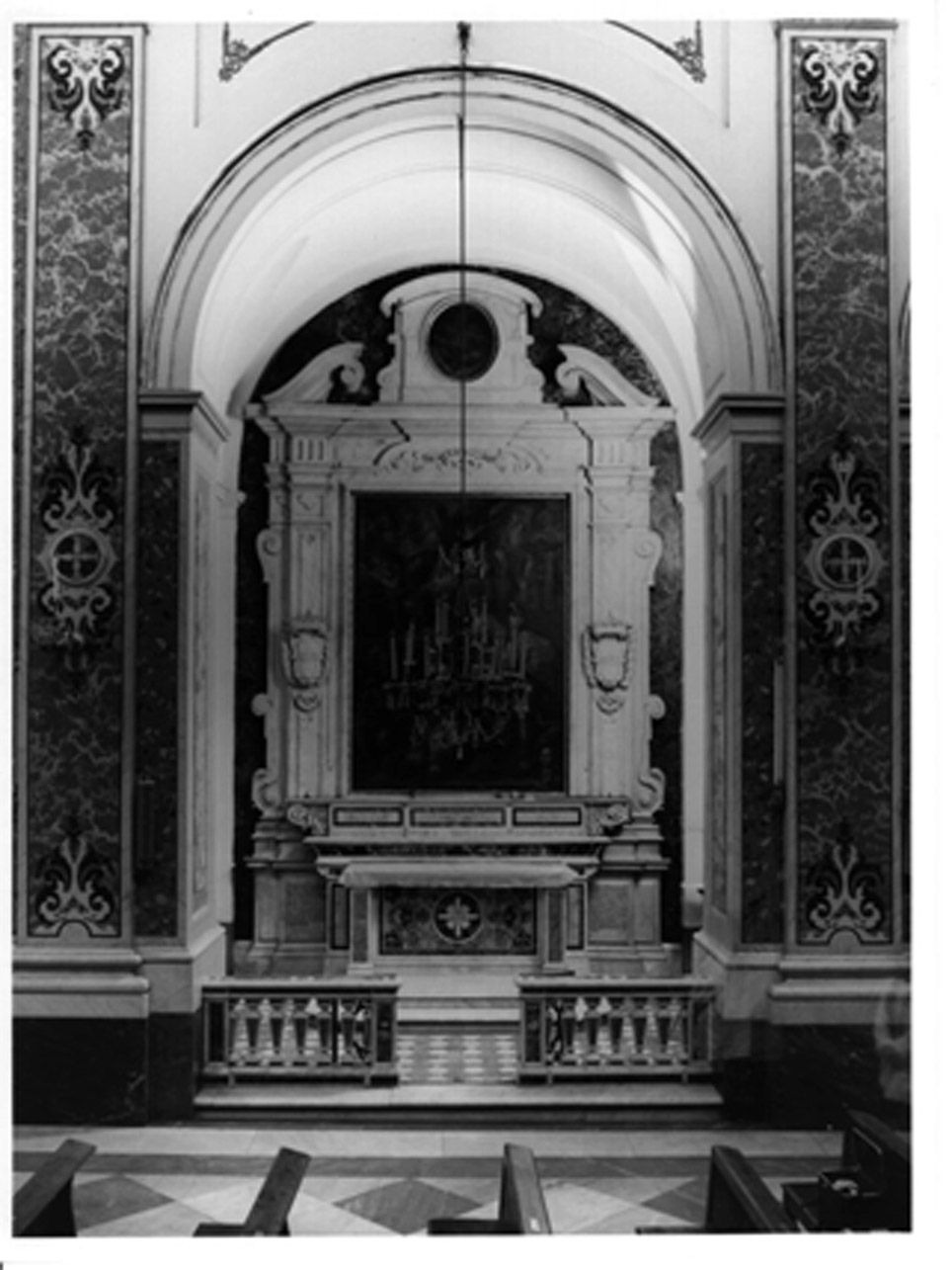 mostra d'altare - bottega napoletana (sec. XVII)