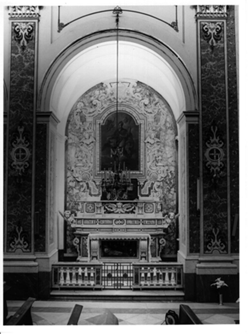 mostra d'altare, elemento d'insieme di Bastelli Giuseppe (sec. XVIII)