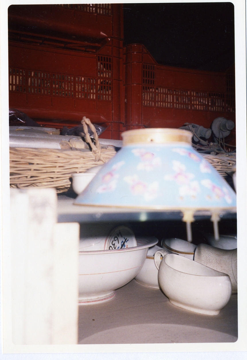 paralume, frammento - bottega napoletana (seconda metà sec. XIX)