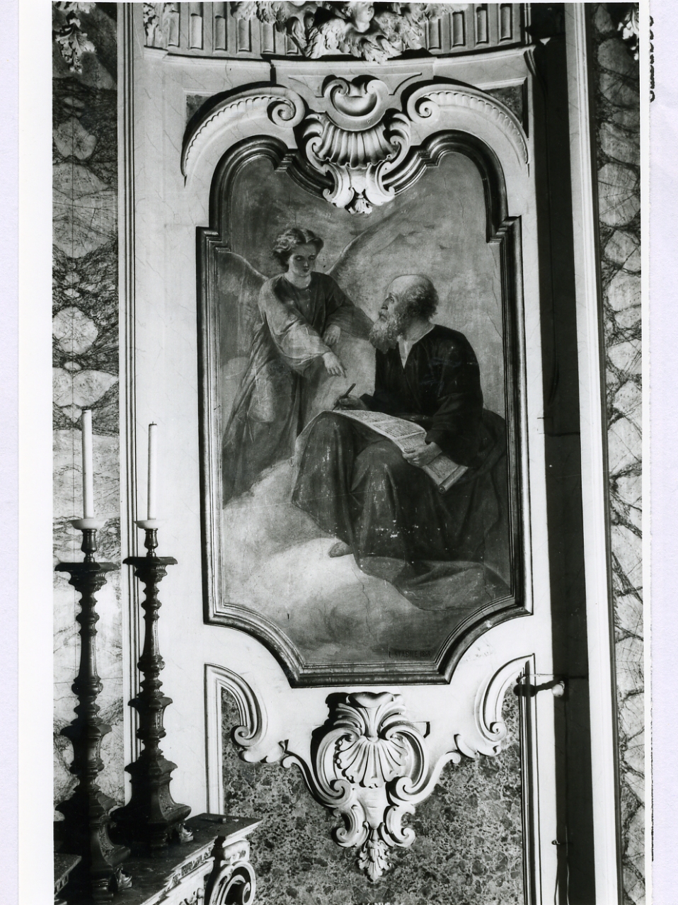 San Matteo Evangelista (dipinto) di Stabile Luigi (sec. XIX)