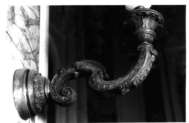 LAMPADA DA PARETE, SERIE - manifattura napoletana (FINE sec. XIX)