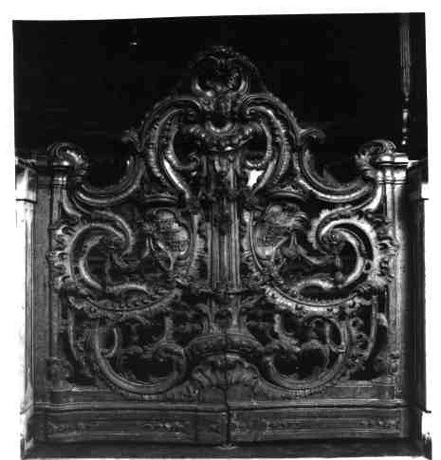 CANCELLETTO DI BALAUSTRATA - manifattura napoletana (Metà sec. XVIII)