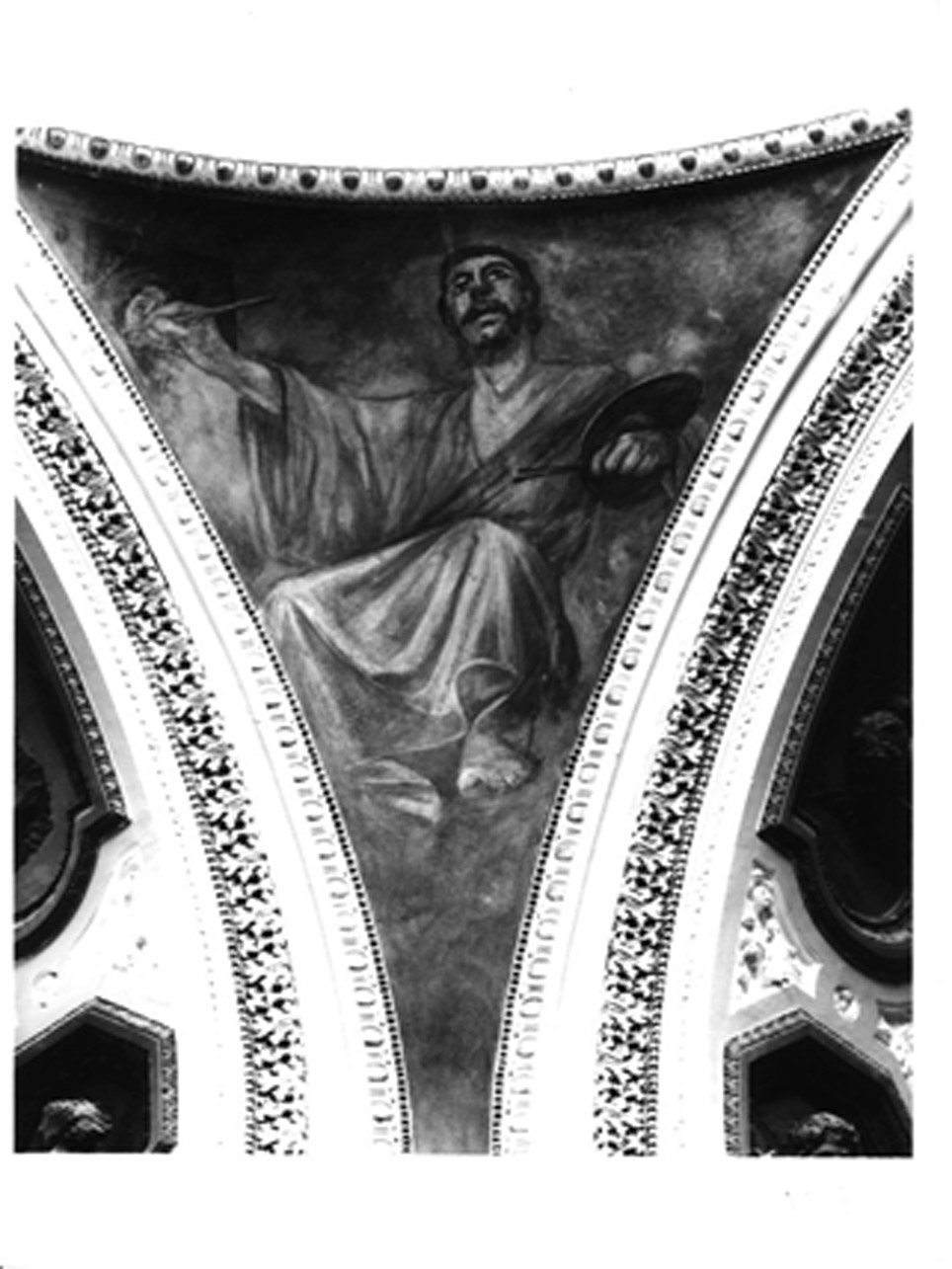 SAN LUCA EVANGELISTA (DIPINTO, ELEMENTO D'INSIEME) (ULTIMO QUARTO sec. XIX)