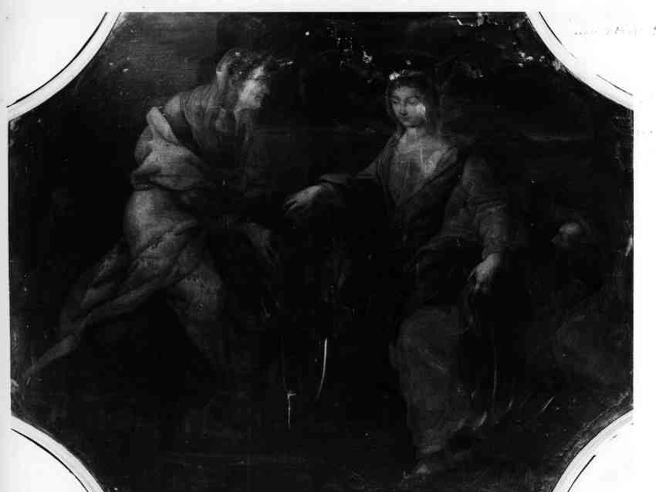 visitazione (dipinto) di Farelli Giacomo (sec. XVIII)