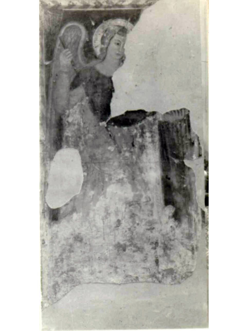 SAN MICHELE ARCANGELO (DIPINTO, FRAMMENTO) - AMBITO MERIDIONALE (Seconda metà sec. XIV)