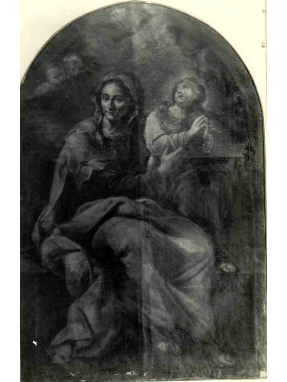Maria Vergine bambina e Sant'Anna (dipinto) - ambito napoletano (seconda metà sec. XVII)