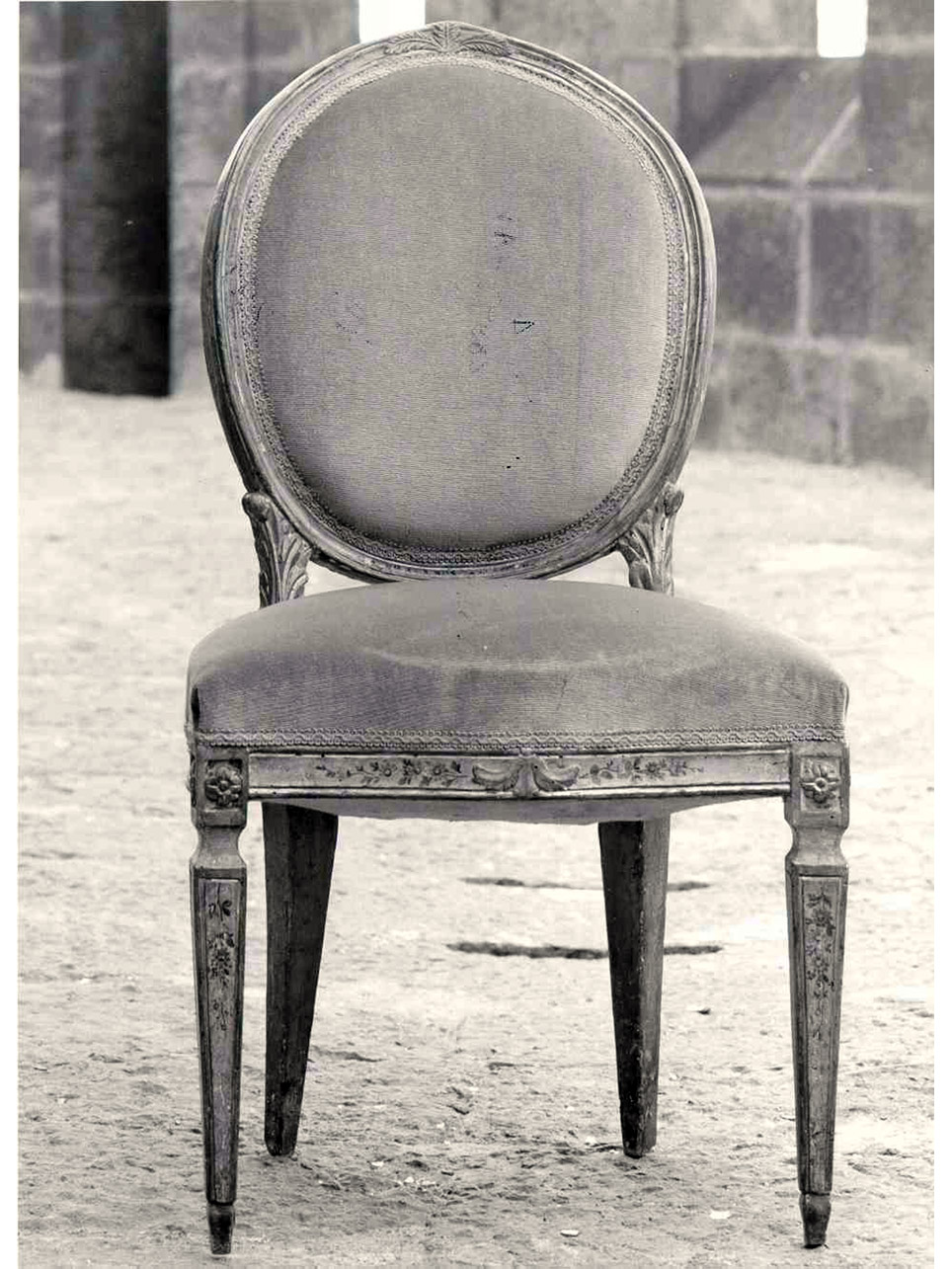 sedia, serie - bottega napoletana (prima metà sec. XIX)