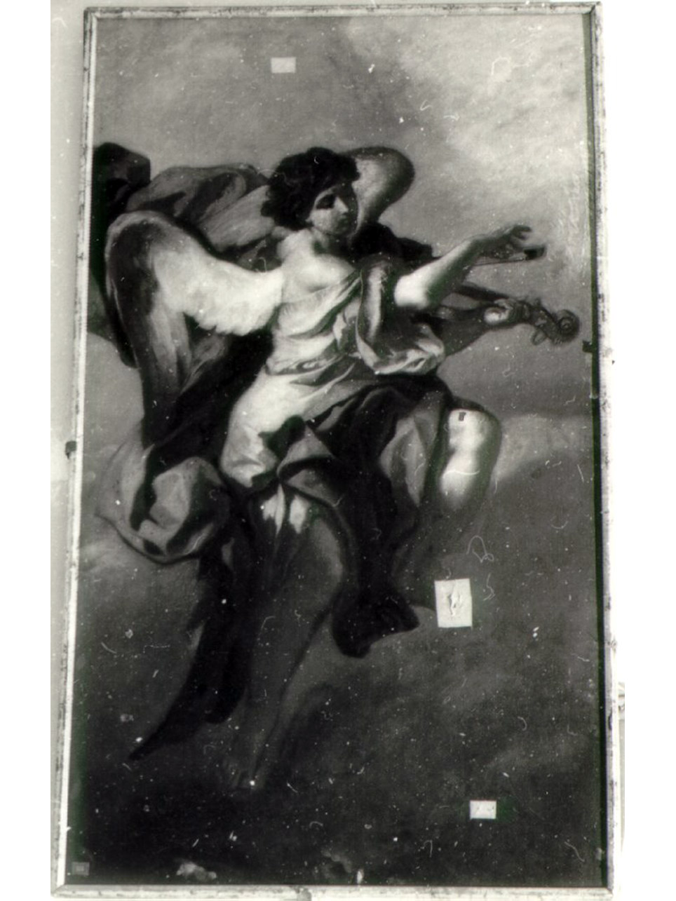 angelo musicante (dipinto) di Solimena Francesco detto Abate Ciccio (fine sec. XVII)