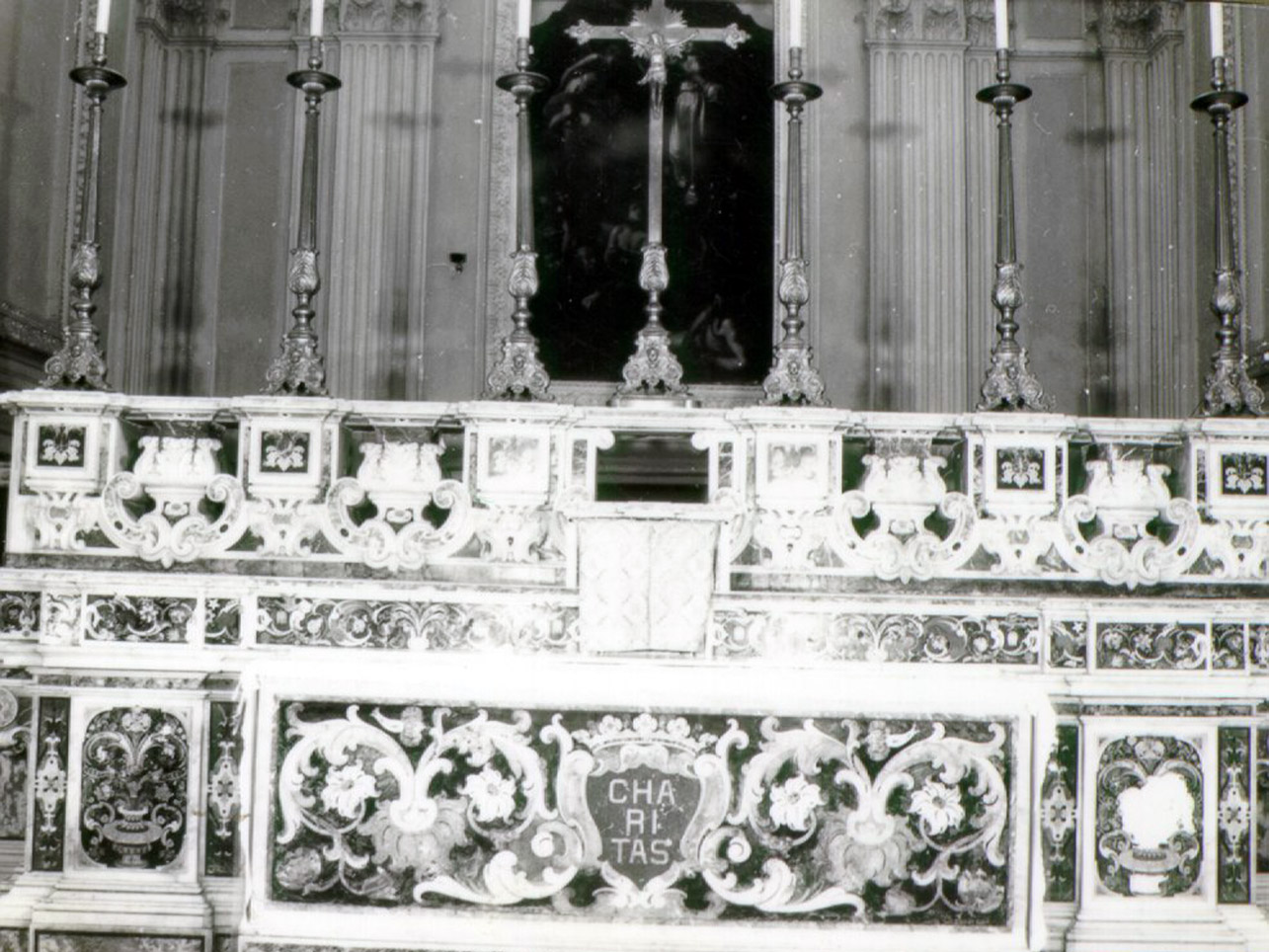 croce d'altare, serie - bottega napoletana (inizio sec. XIX)