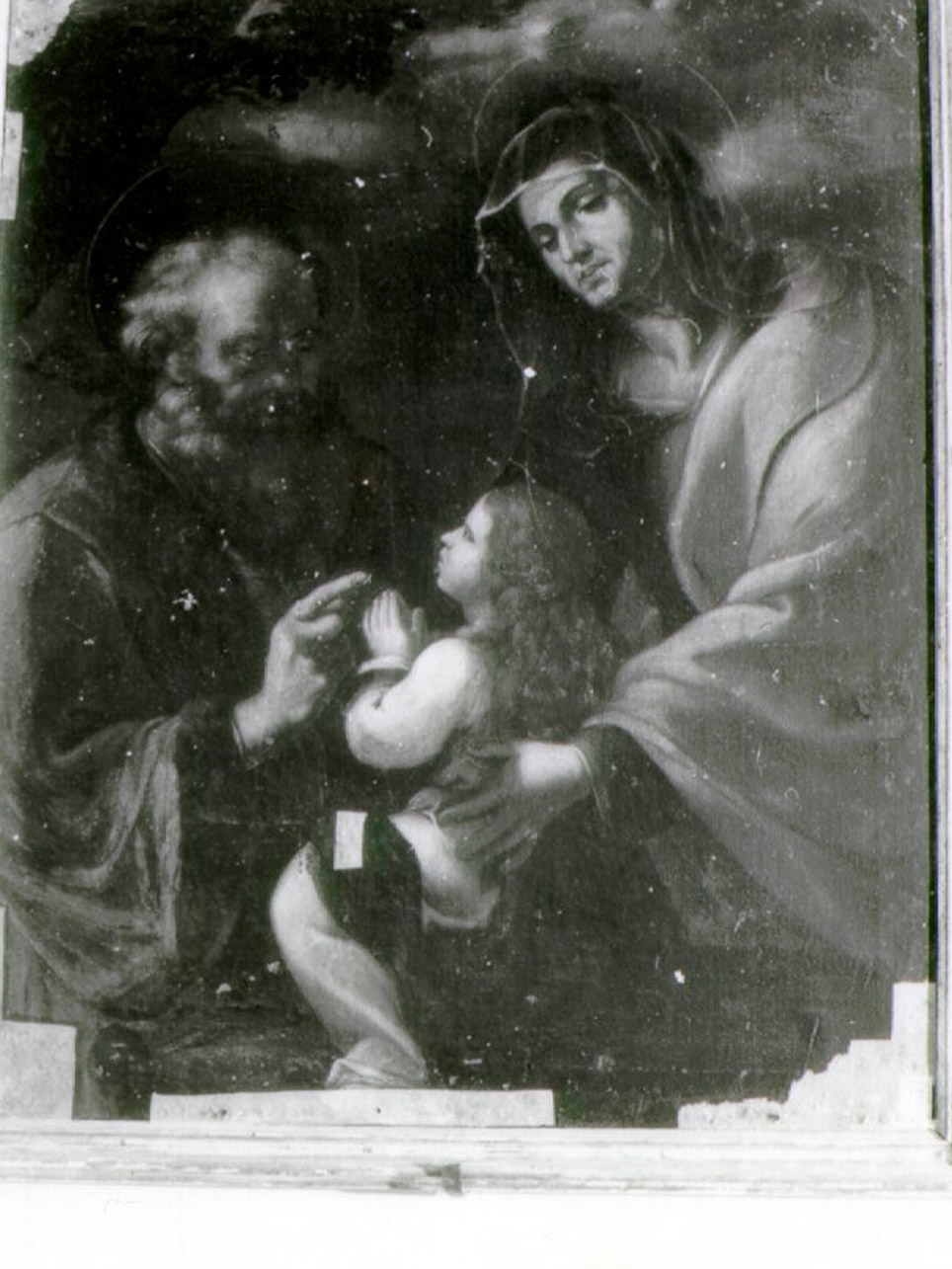 San Gioacchino Sant'Anna e Maria Vergine bambina (dipinto) di Carracci Ludovico (seconda metà sec. XVI)