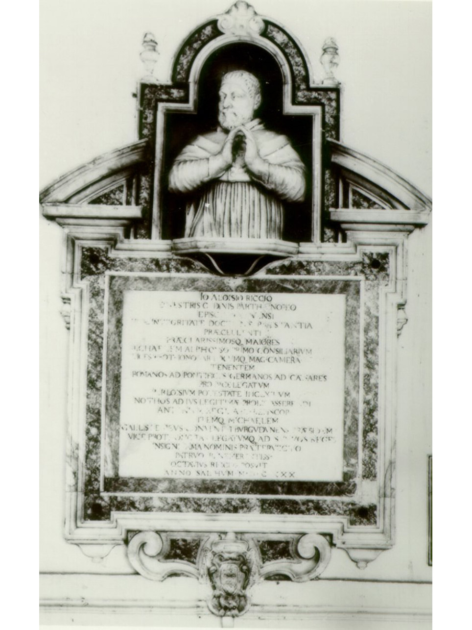 monumento funebre, insieme - bottega napoletana (sec. XVII)