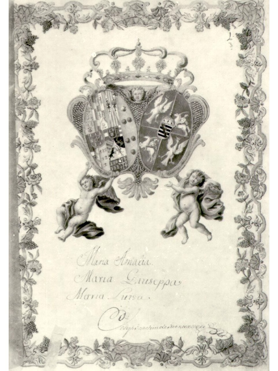 miniatura - ambito napoletano (sec. XVIII)