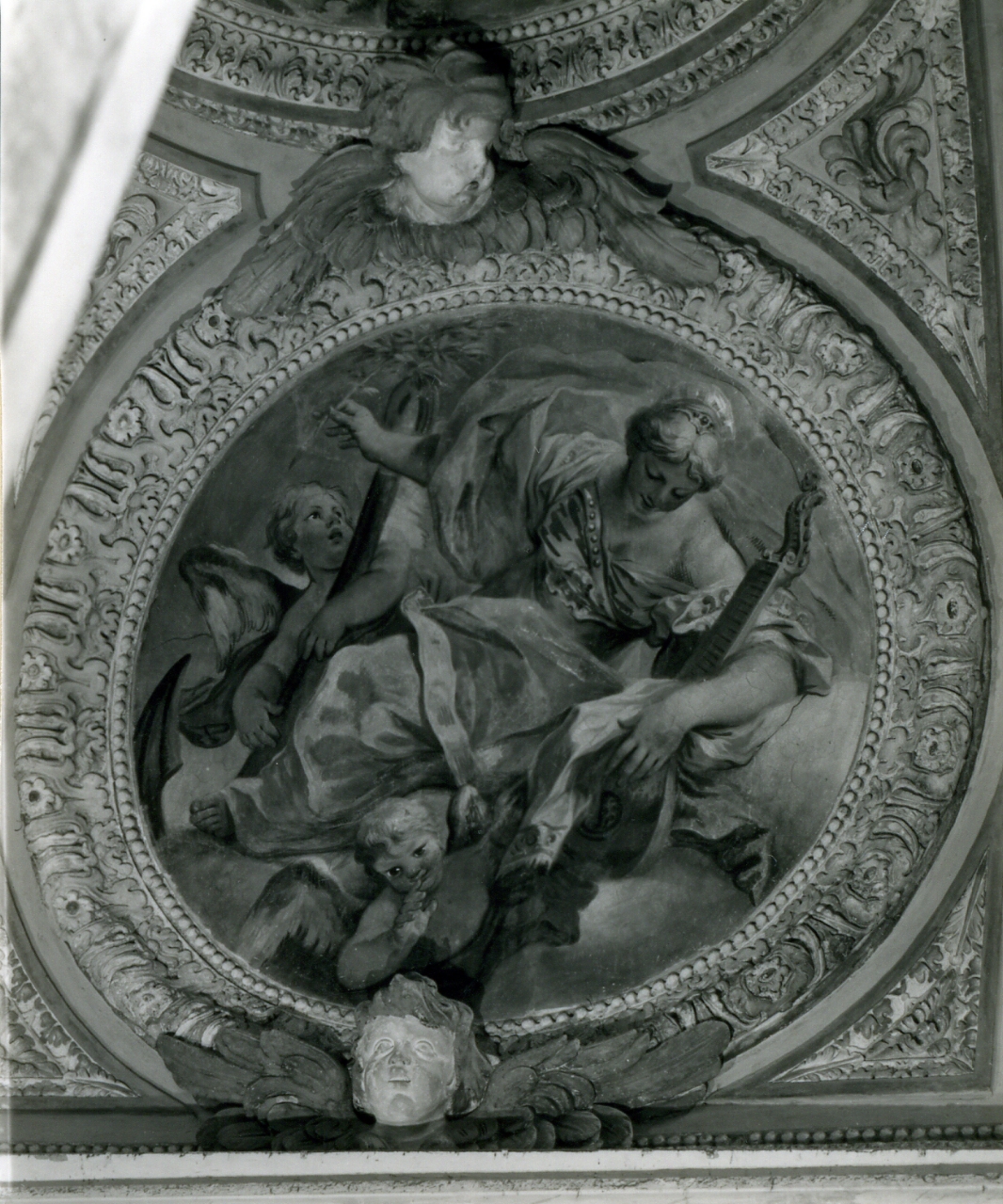 figure allegoriche femminili (dipinto, ciclo) di Solimena Francesco detto Abate Ciccio (bottega) (fine sec. XVIII)