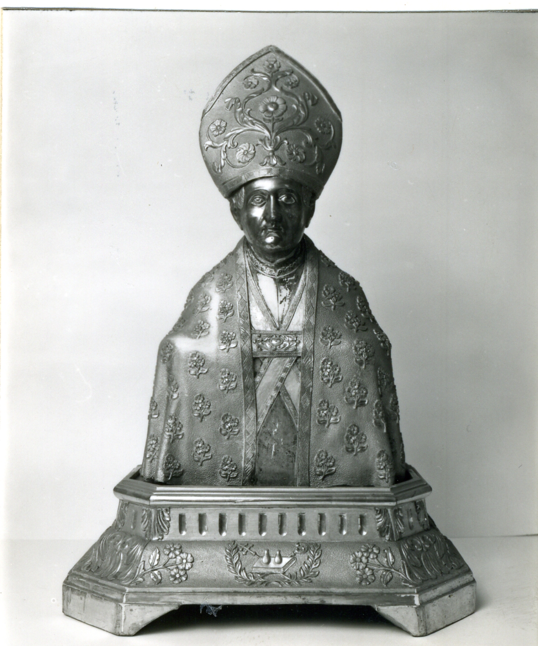 SAN GENNARO (STATUETTA DEVOZIONALE) - AMBITO NAPOLETANO (Seconda metà sec. XIX)