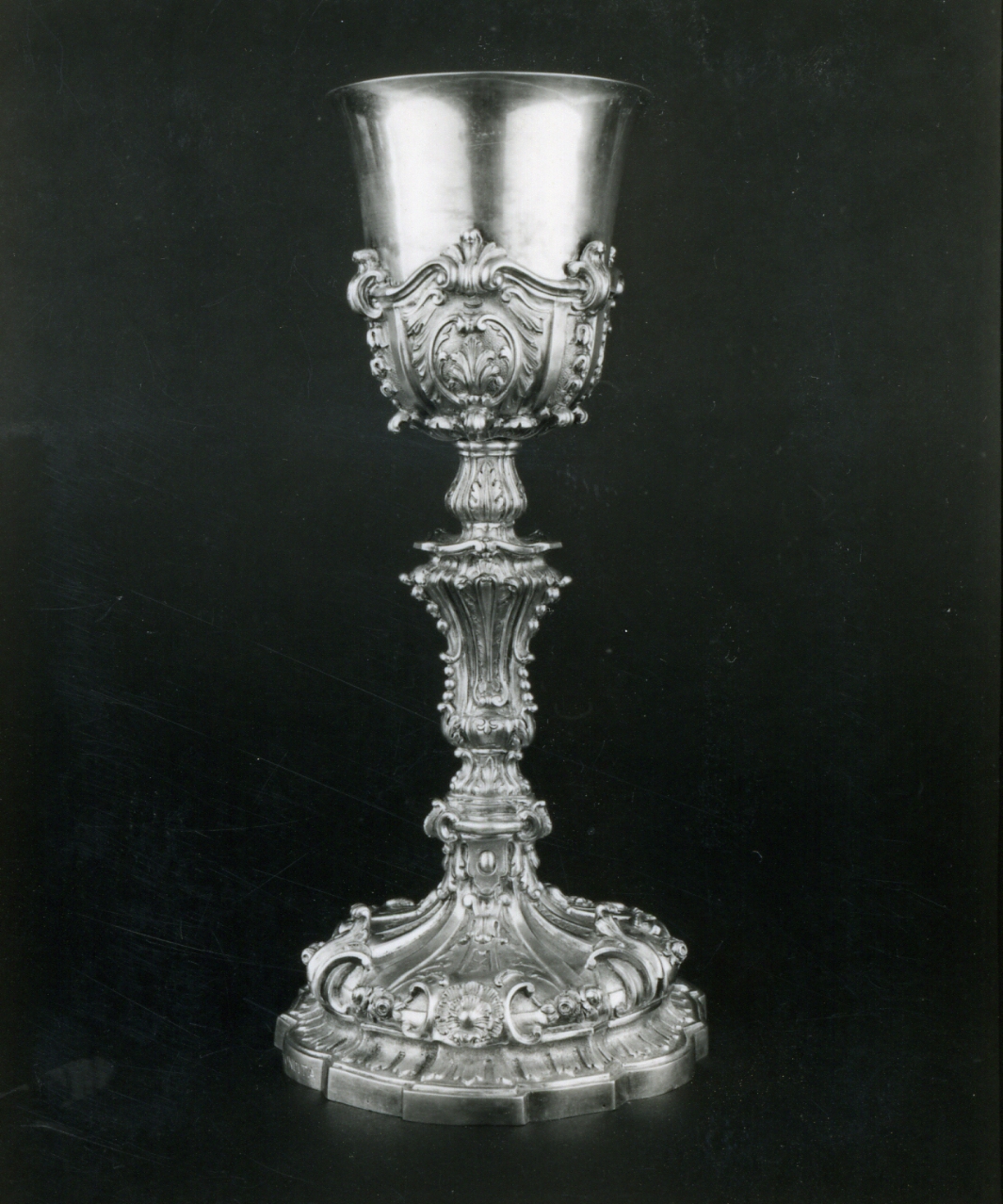 CALICE - bottega argentiera napoletana (Seconda metà sec. XVIII)