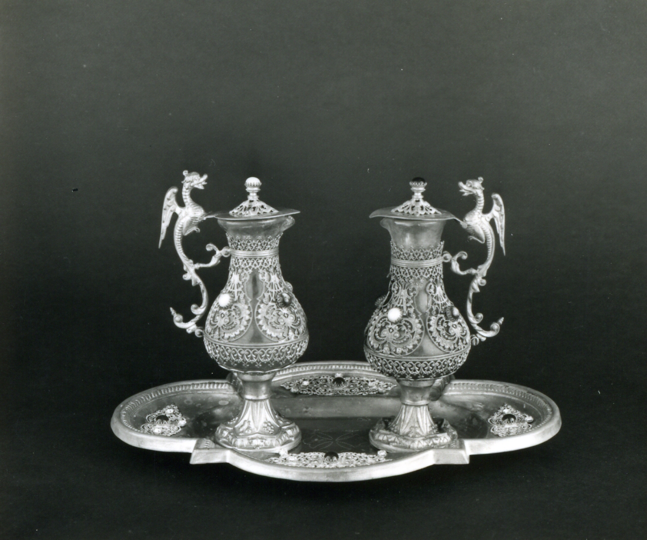 AMPOLLINA, SERIE - bottega argentiera napoletana (Seconda metà sec. XIX)