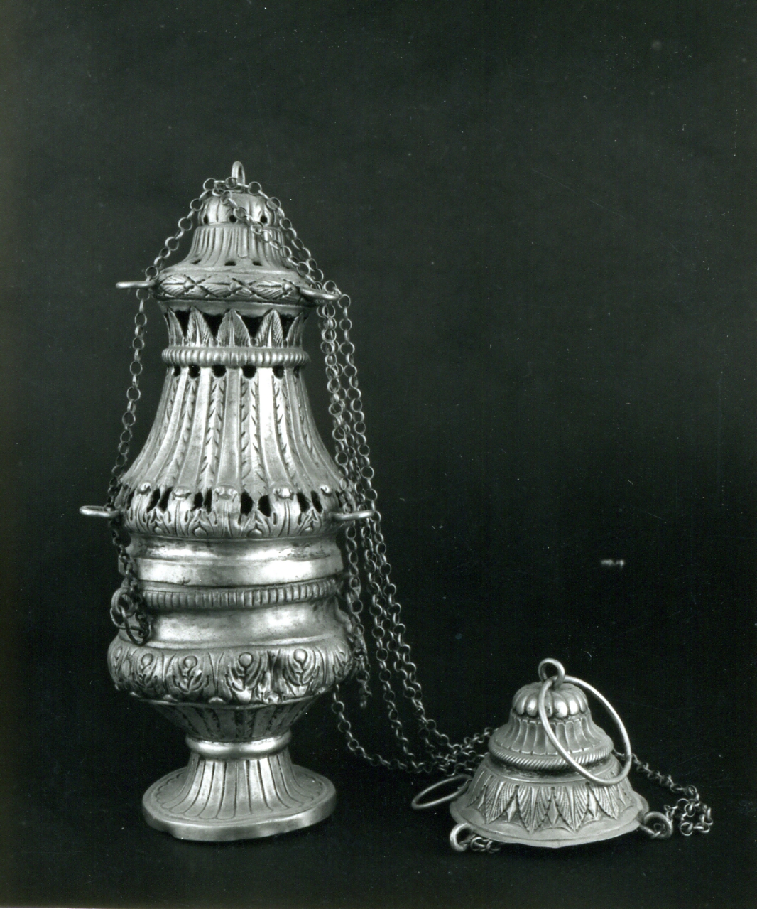 TURIBOLO - bottega argentiera napoletana (Prima metà sec. XIX)