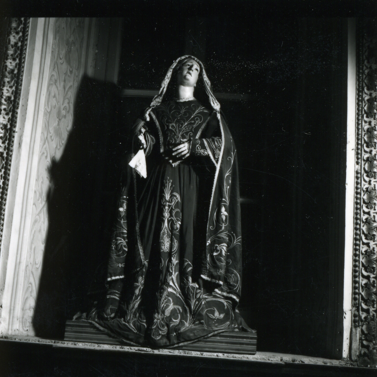 VESTE DI STATUA, ELEMENTO D'INSIEME - manifattura napoletana (INIZIO sec. XX)