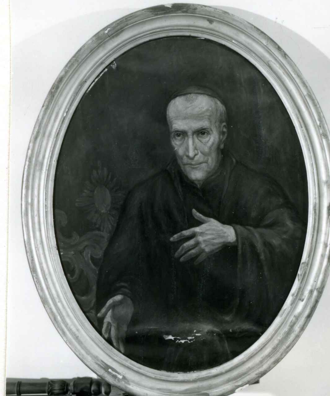 RITRATTO DEL PADRE PAOLO ANTONIO CAPELLONI (DIPINTO) - AMBITO NAPOLETANO (FINE sec. XIX)