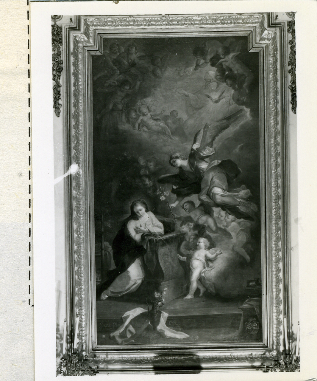 Annunciazione (dipinto) di Diano Giacinto detto Pozzolano (ultimo quarto sec. XVIII)