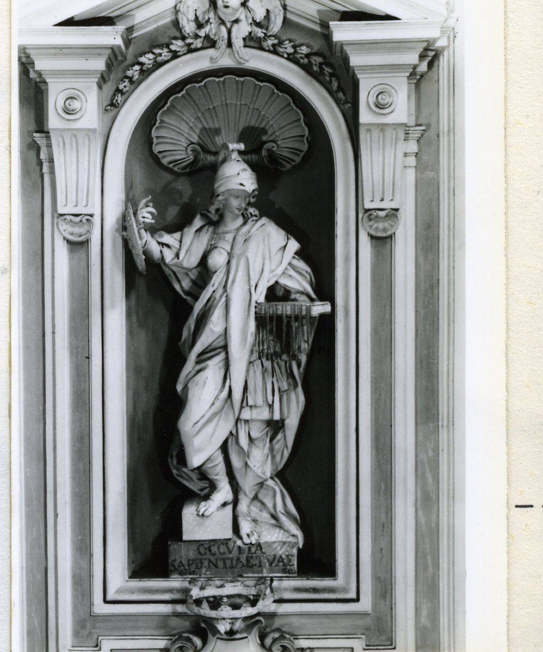 figura allegorica femminile (statua, elemento d'insieme) di Sammartino Giuseppe (ultimo quarto sec. XVIII)