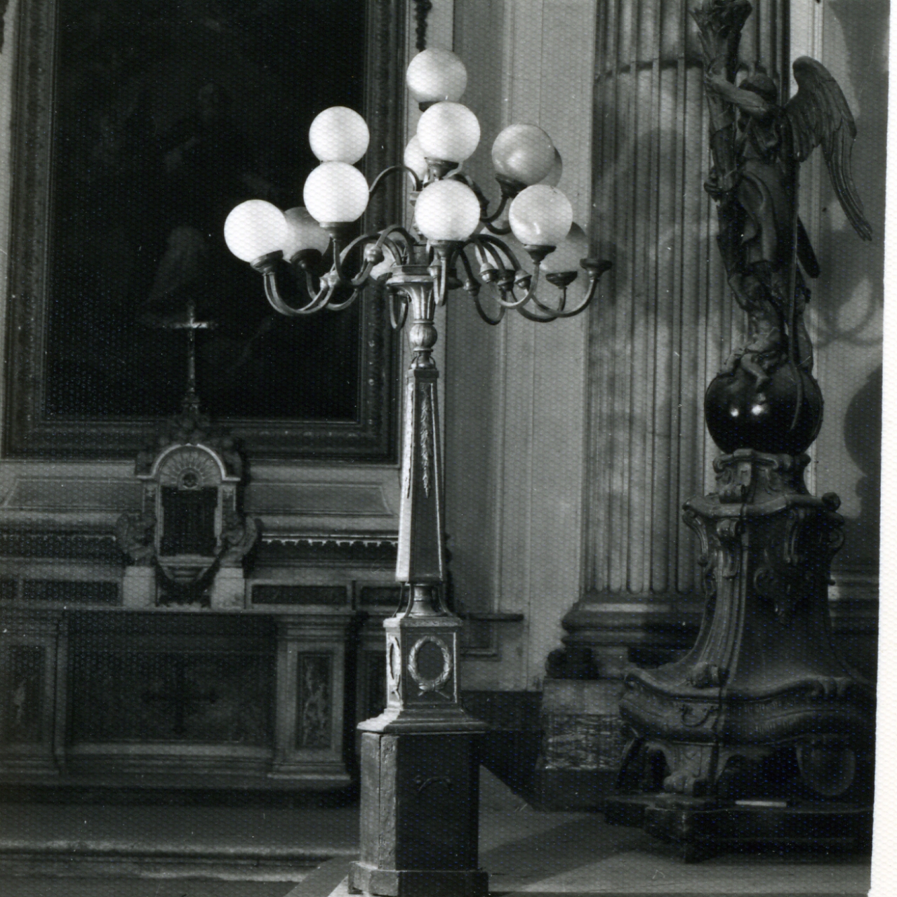 lampione, serie - bottega napoletana (seconda metà sec. XIX)