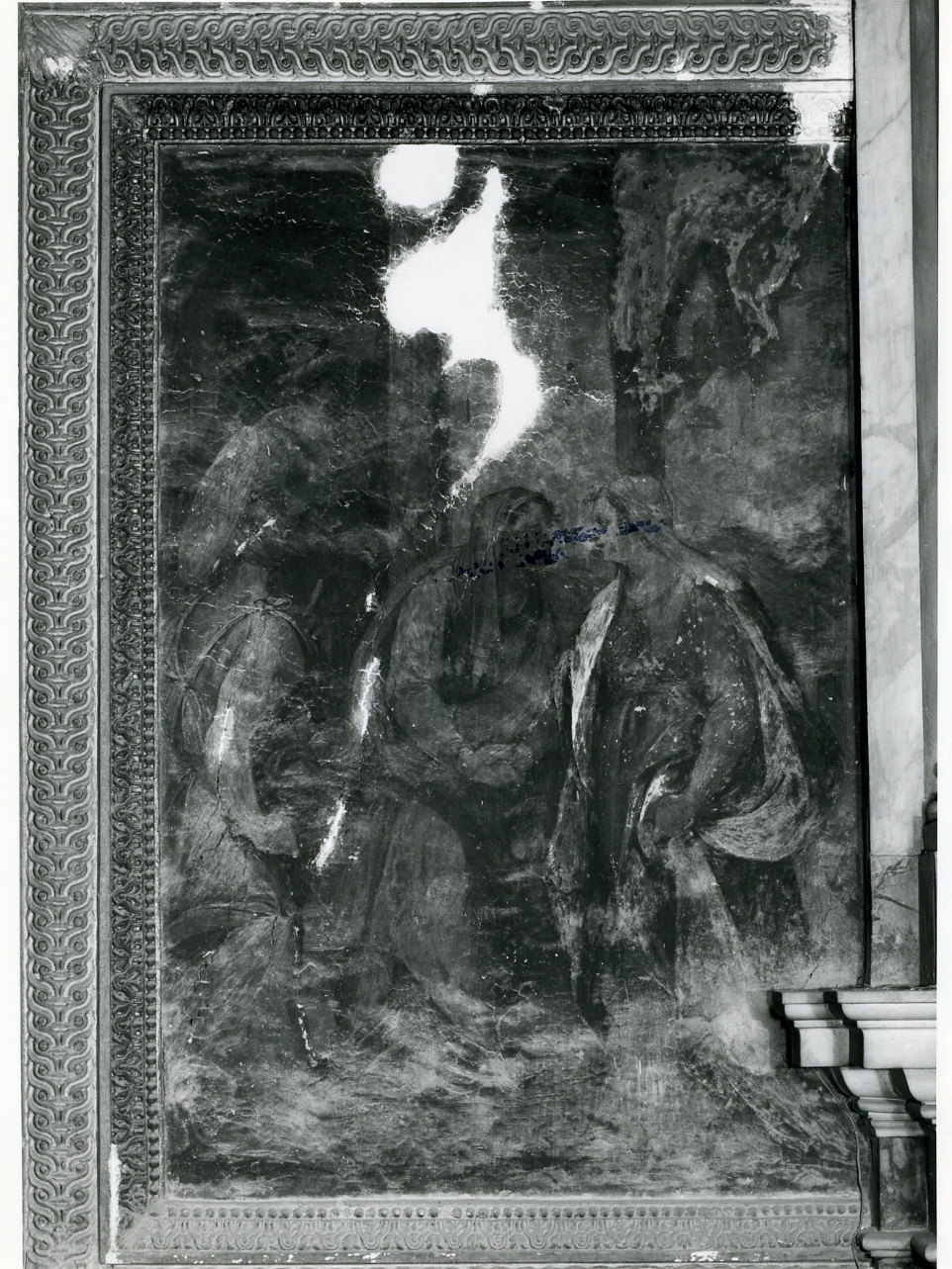 visitazione (dipinto, elemento d'insieme) di Nucci Avanzino (e aiuti), Corenzio Belisario (e aiuti), De Pino Vincenzo (e aiuti) (sec. XVI)