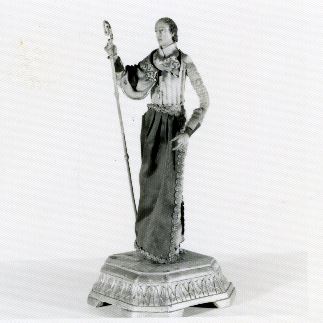 Santo (statuetta devozionale) - bottega napoletana (fine sec. XVIII)