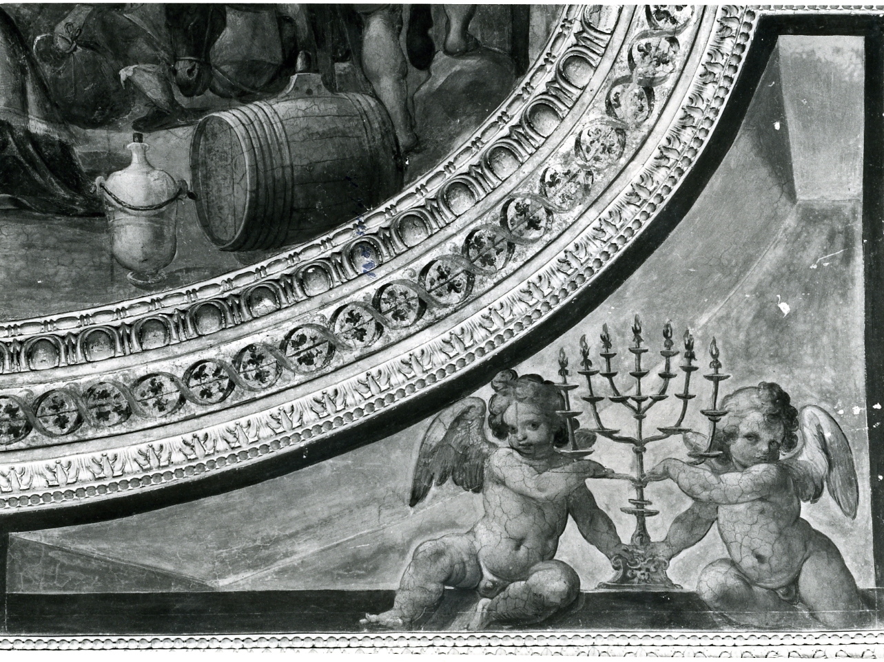 allegoria della Sapienza (dipinto, elemento d'insieme) di Corenzio Belisario (sec. XVII)