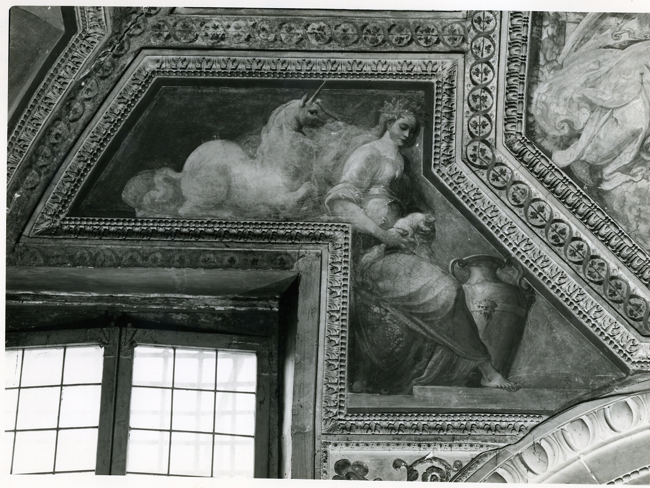 allegoria della Preghiera (dipinto, elemento d'insieme) di Corenzio Belisario (sec. XVII)