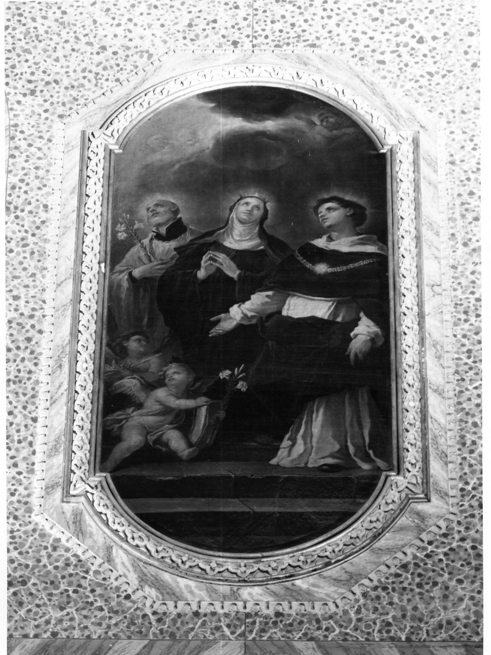 Santi (dipinto) di Giordano Luca (sec. XVII)