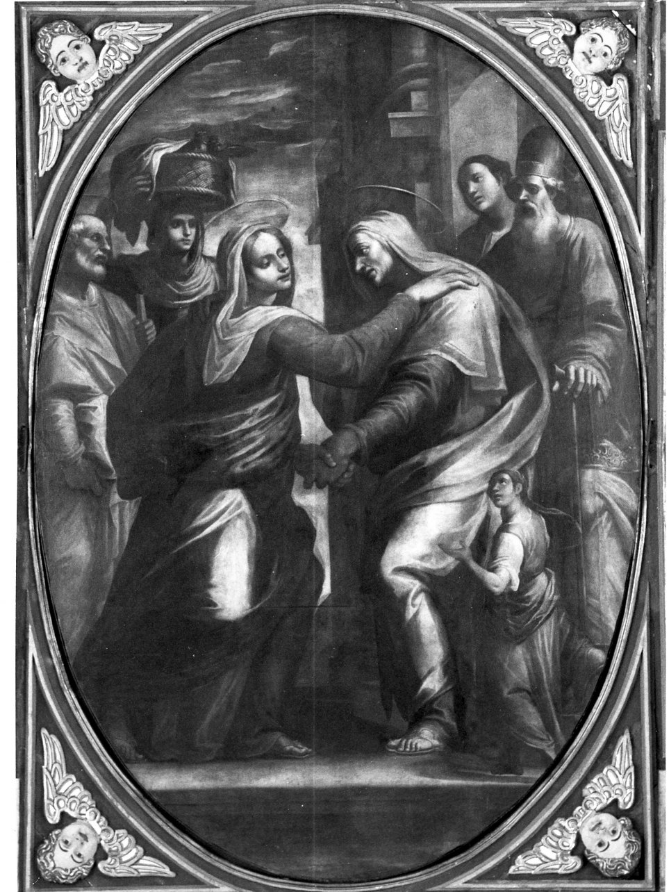 visitazione (dipinto) - ambito campano (sec. XVII)