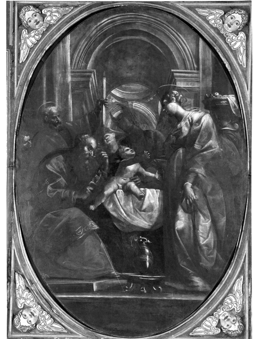 circoncisione di Gesù Bambino (dipinto) - ambito napoletano (sec. XVII)