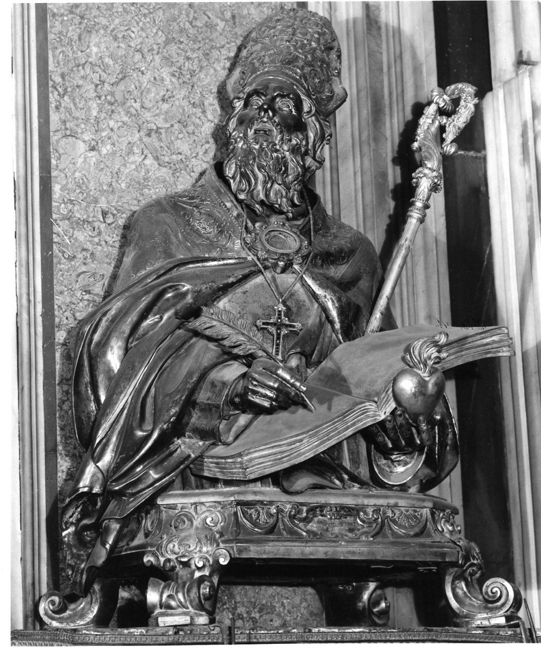 reliquiario - a busto di Capozzi Domenico (sec. XIX)