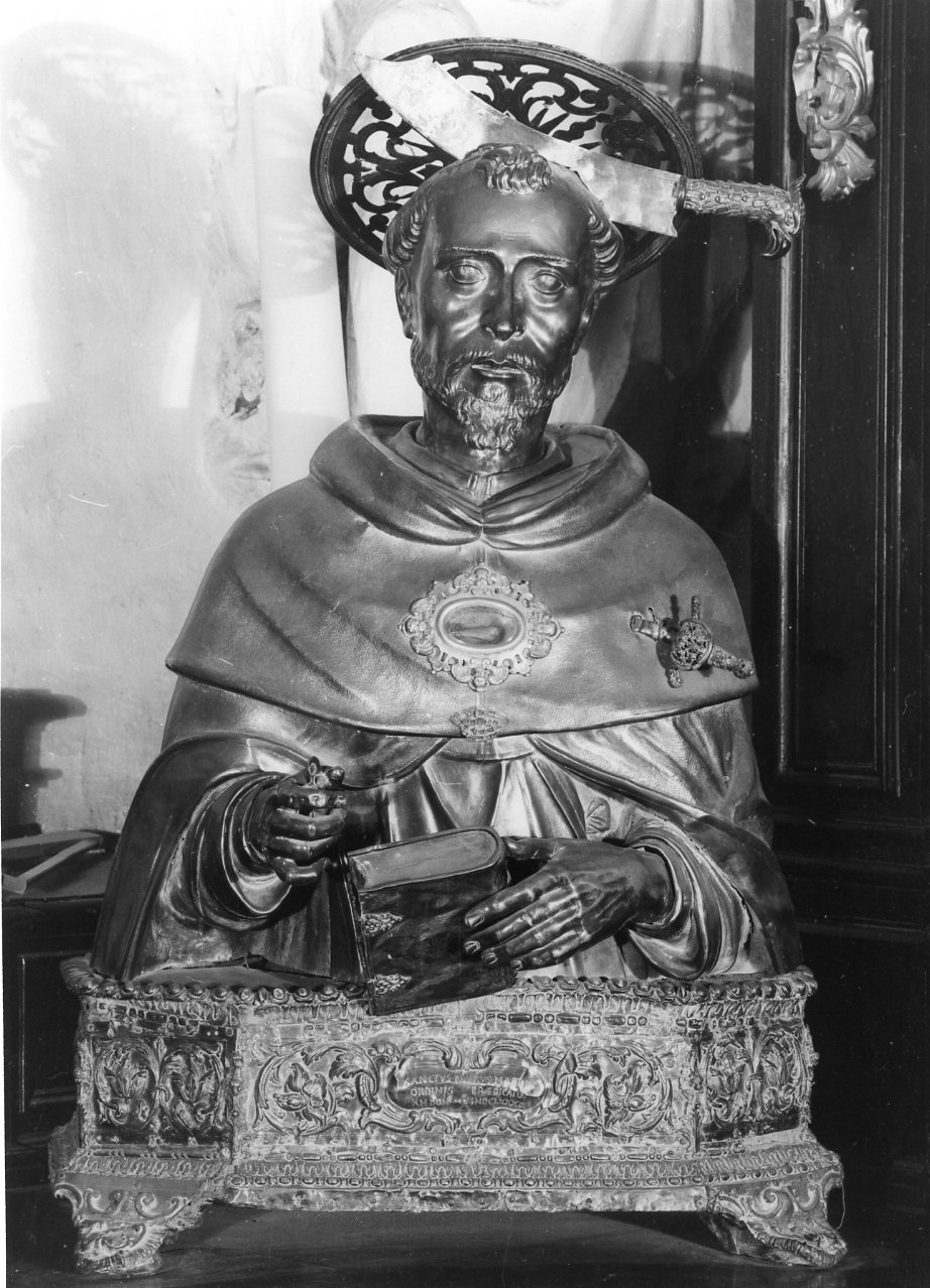 reliquiario - a busto - bottega napoletana (sec. XVII)