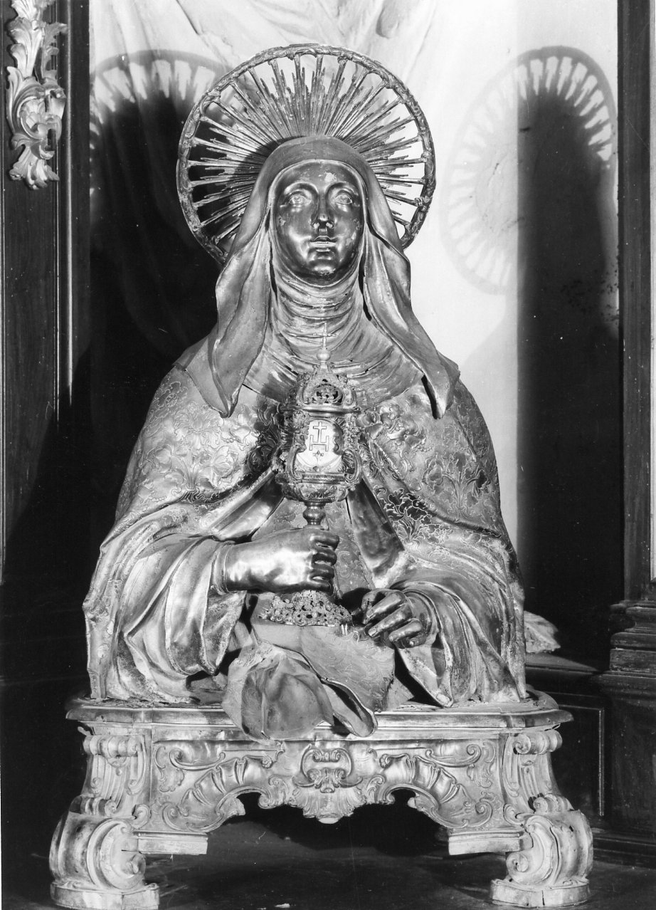 reliquiario - a busto - bottega napoletana (sec. XVII)