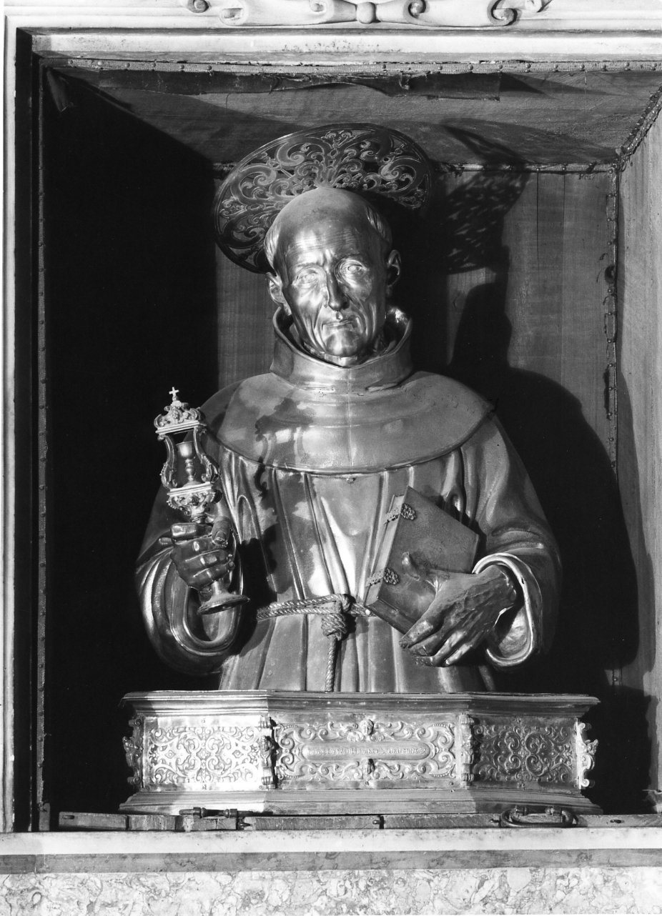 reliquiario - a busto di Brucumann Francesco (sec. XVII)