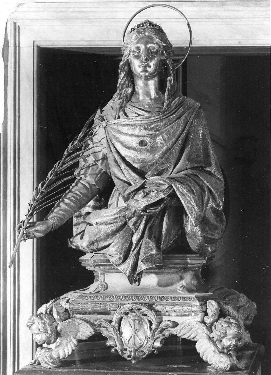 reliquiario - a busto di Catello Vincenzo (sec. XX)