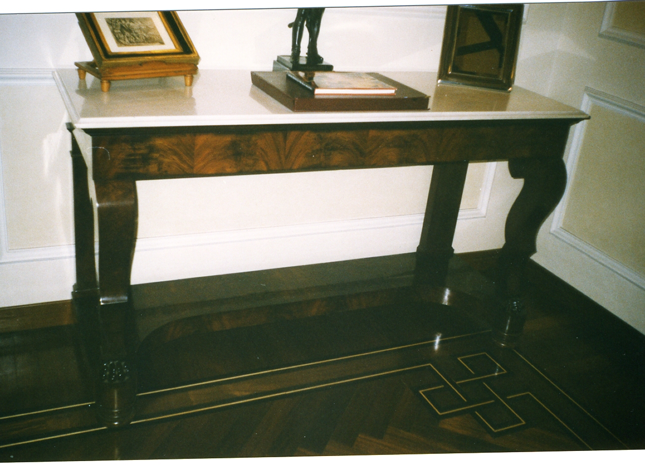 console - bottega napoletana (seconda metà sec. XIX)