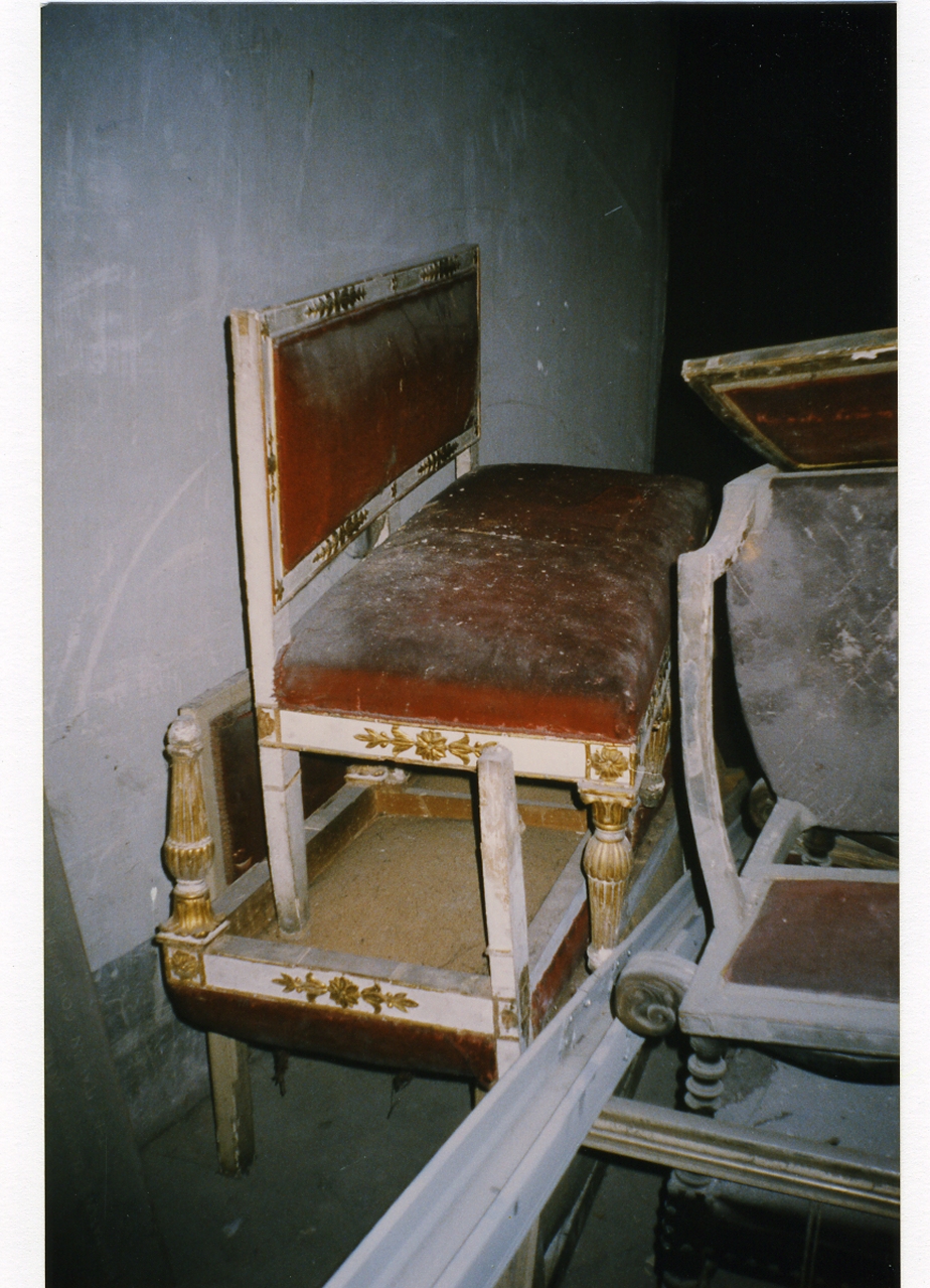 divanetto - bottega napoletana (fine sec. XVIII)