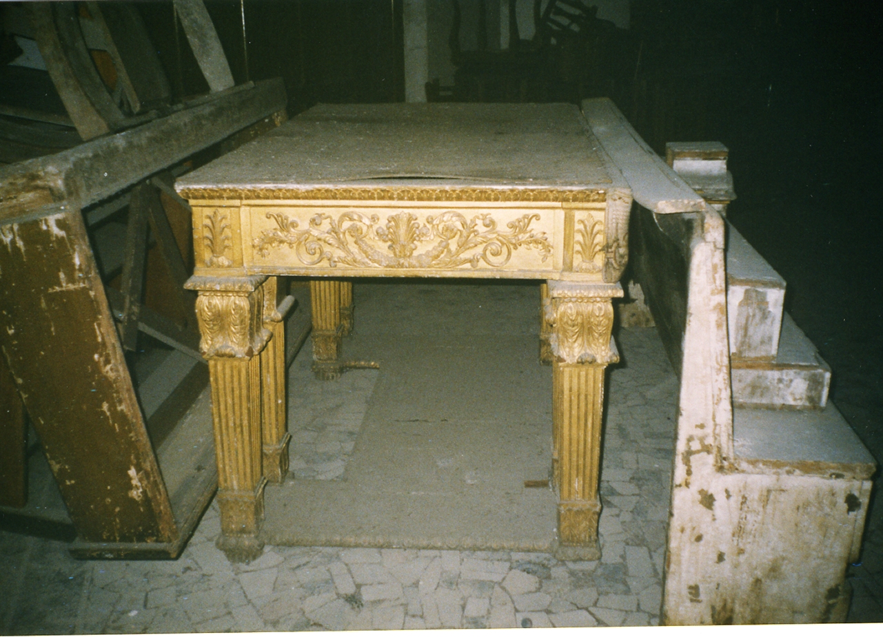 console - bottega napoletana (fine sec. XVIII)