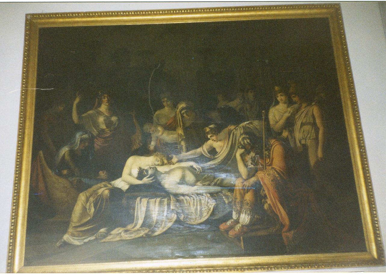 morte di Ettore (dipinto) di Carta Natale (sec. XIX)