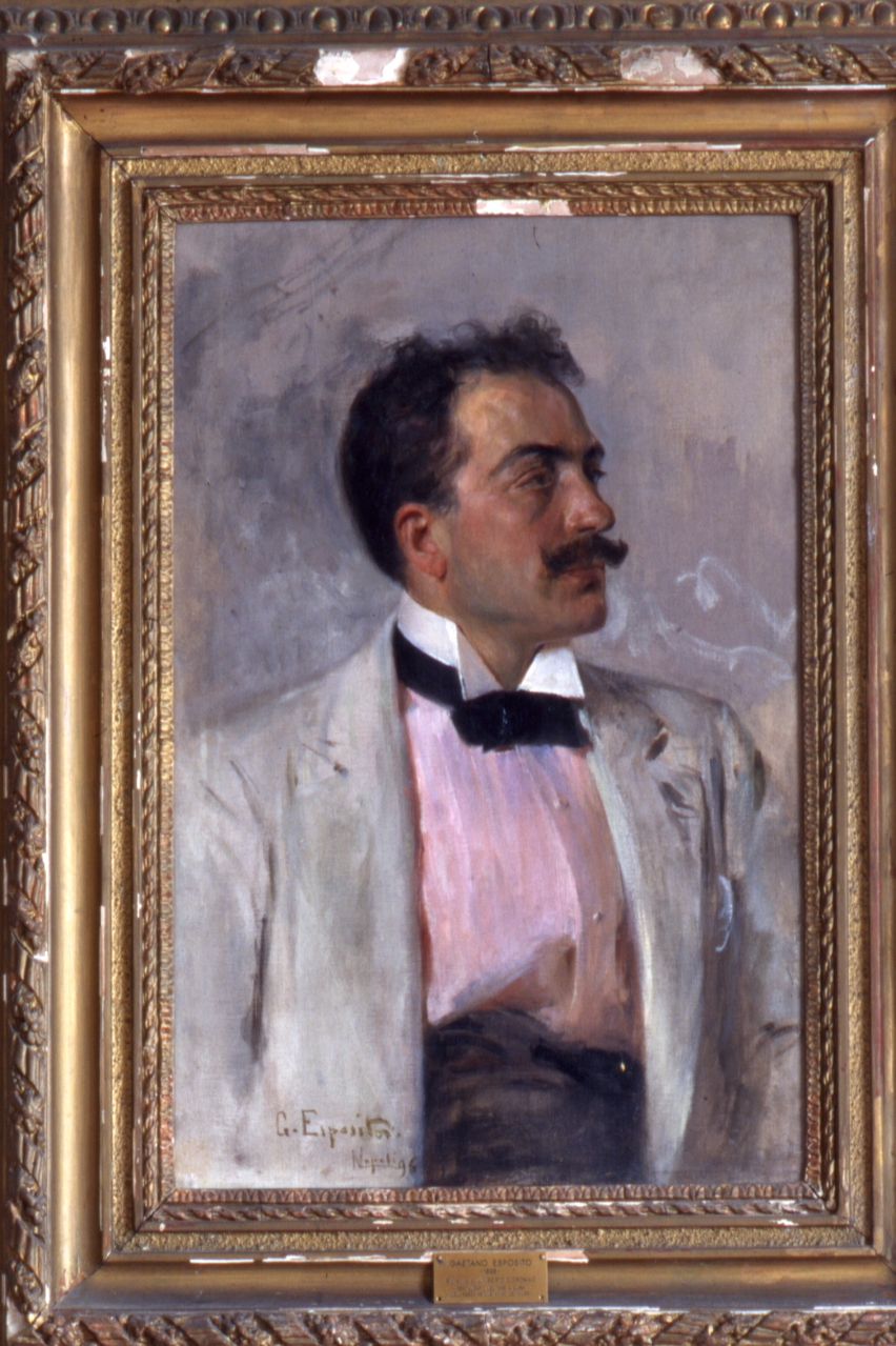 ritratto di Umberto Giordano (dipinto) di Esposito Gaetano (fine sec. XIX)