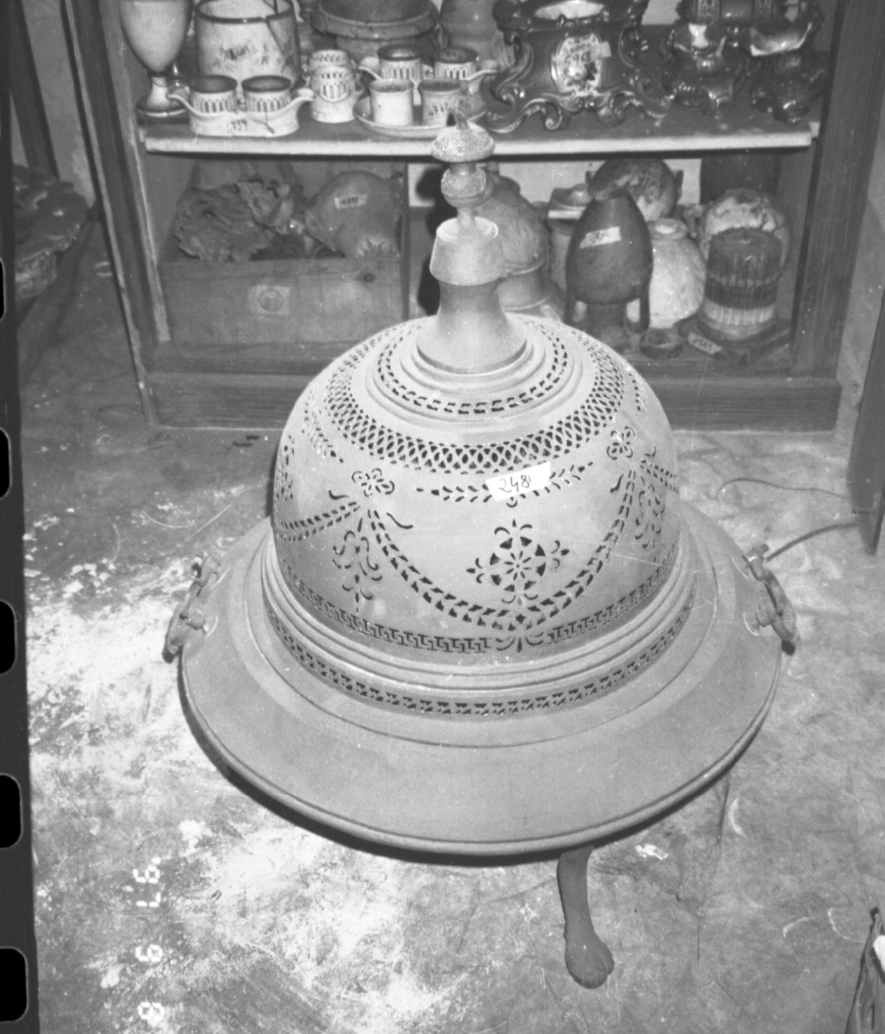 braciere - bottega napoletana (seconda metà sec. XIX)