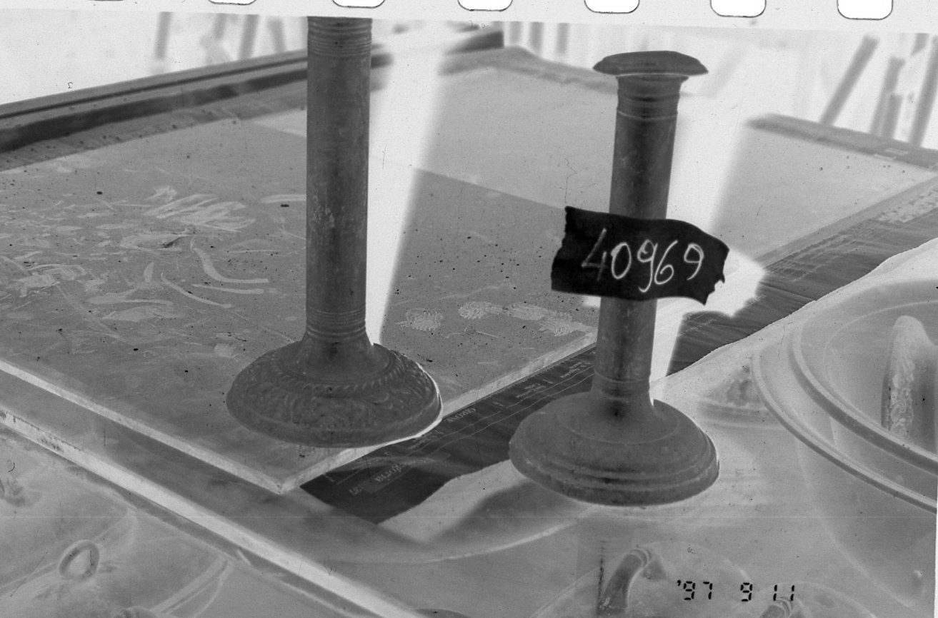 candeliere - bottega napoletana (seconda metà sec. XIX)