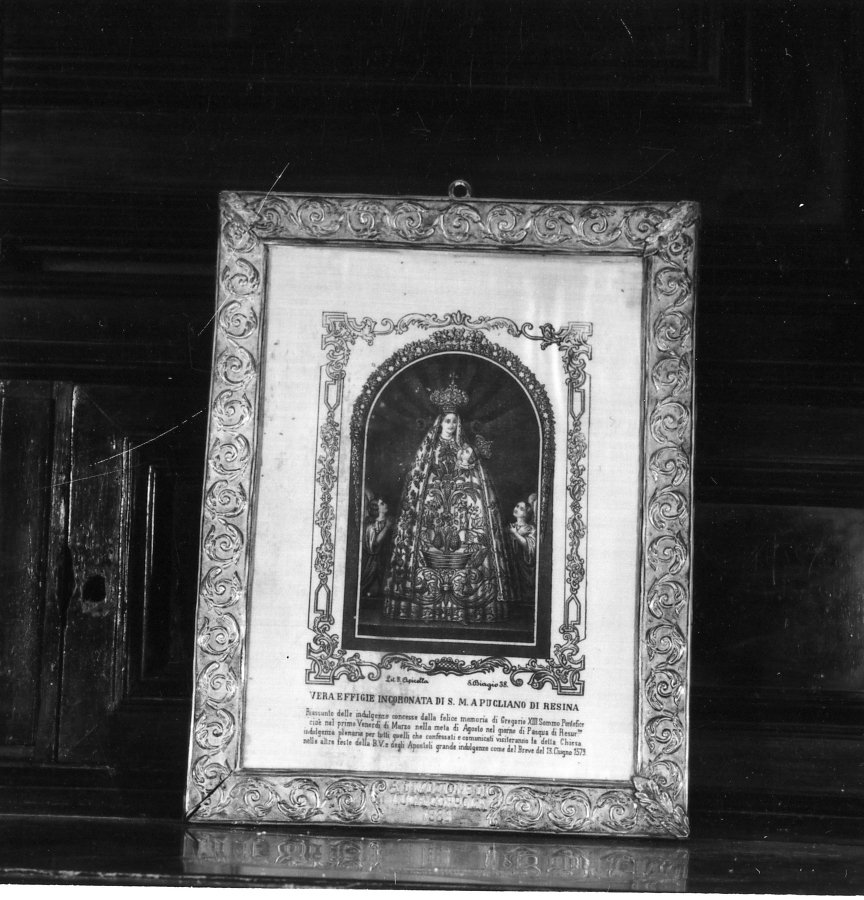 Madonna (stampa) - ambito napoletano (seconda metà sec. XIX)