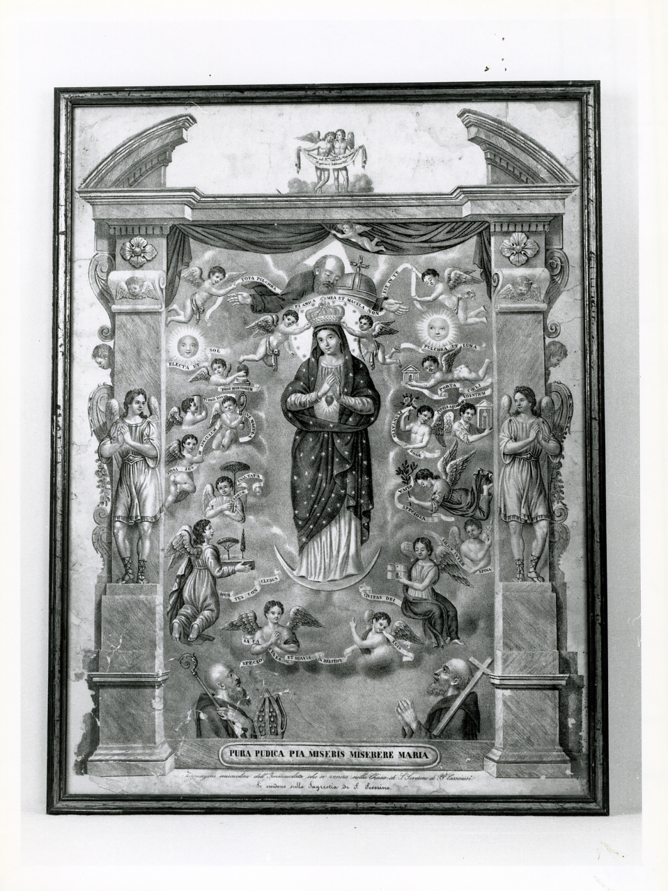 Madonna Immacolata (stampa) - ambito italiano (metà sec. XIX)